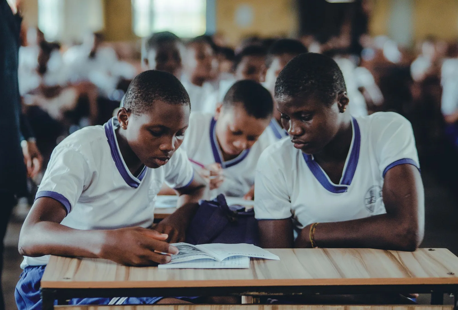 Salle de classe en Afrique de l Ouest